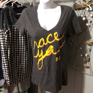 Under Armour grey tee size small